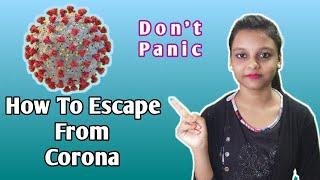 How to Escape From Coronavirus || Corona Precautions at Home || in Bhanu's Talks