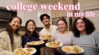realistic college weekend in my life at yale!