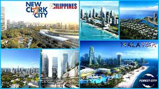 Master Plan: New Clark City Philippines and Forest City Malaysia - ASEAN newest Smart Cities