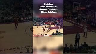 Kevin Love First 3-Pointer for the Cleveland Cavailers vs. Chicago Bulls Game