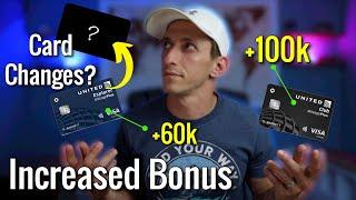 BIGGER BONUS On United Credit Cards | Changes Coming To MileagePlus Credit Card?