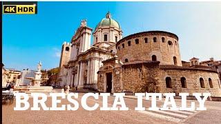 BRESCIA ITALY  | Virtual Walk Tour | Visit the Rich Heritage of Brescia -4k 60fps | april 2022