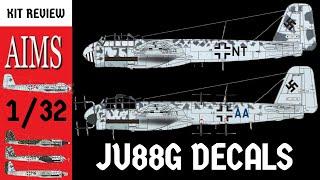 AIMS 1/32 Ju88G-6 Decal Sheet | 20th Anniversary