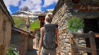 The Most Beautiful Traditional Stone Village of the Alps: BONNEVAL - Immersive Walking Tour 4K