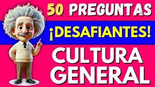 50 Preguntas de CULTURA GENERAL para Demostrar si Eres un GENIO  | QUIZ ~ TRIVIA ~ TEST 