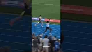 Fred Kerley the world 100m champion Did this in Australia #shorts #short