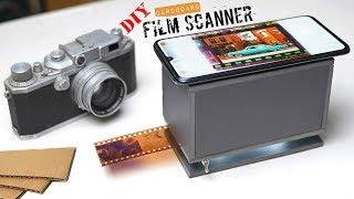 DIY Cardboard Smartphone Film Scanner (v2)