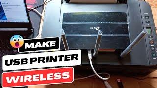 Convert any USB Printer to a WiFi Printer