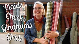 Plaids, Checks, Ginghams and Grids Fabric - Sew Me Sunshine