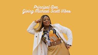 principal ava giving michael scott vibes for almost 5 mins