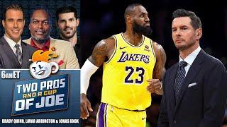 Did Lebron James Have No Input on the JJ Redick Hiring? | 2 PROS & A CUP OF JOE