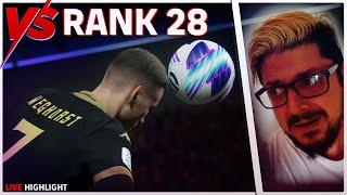 Rank 28 eFootball 2024 Ranked match Season 8 Phase 11.