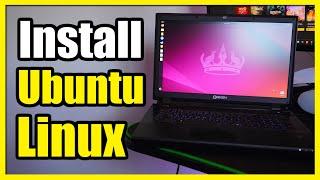 How to Install Ubuntu Linux on PC or Laptop with USB Drive (Easy Tutorial)