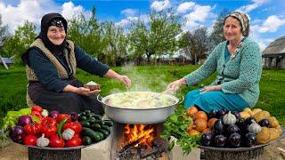 From Garden to Fire: Traditional Village Cooking with Grandmas