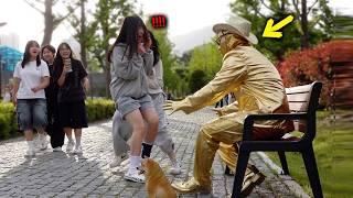 조각상 몰래카메라ㅋㅋㅋ