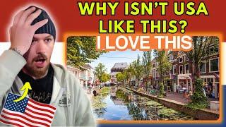 American Reacts to Not Just Bikes | Even Small Towns are Great Here (5 Years in the Netherlands)