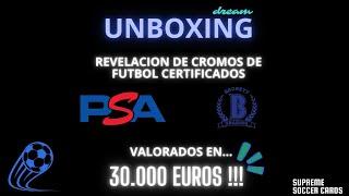 #41 HE RECIBIDO MIS CROMOS DE FUTBOL DE PSA & BECKETT | Valorados en 30.000 euros ! 