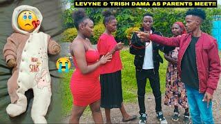 Ooh My God! Levyne & Trish almost Fight Infront of Their Parents, Levyne amekujia Mtoto by Force!