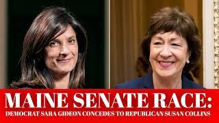 Maine Senate race: Democrat Sara Gideon concedes to Republican Susan Collins