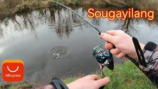 Spring Time Perch Fishing, [Sougayilang 1.8m 0.8-5gr Travel Rod And Reel]