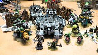 Warhammer 40k - Battlereport 594 - Spacemarines vs. Orks (DE)