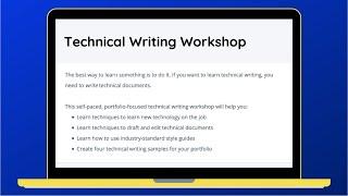 Learn Technical Writing and Build Your Technical Writing Portfolio 