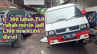 OVER HOUL mitsubishi L300 1987 jadi mesin L-300 NEW