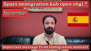 Spain immigration new updates / Spain immigration minister press confres