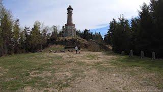 4K Hike around Lookout Tower Štěpánka & Kořenov in Krkonoše Mountains