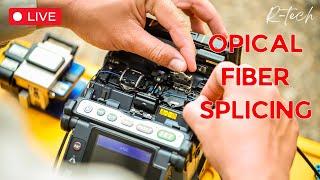 Optical Fiber Splicing Live #ftth #live #isp