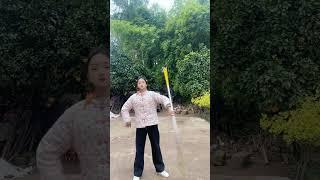 Kungfu china master 196/Hướng dẫn múa gậy #霞光腊月#kungfu #wing chun