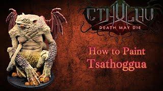 I Love Speed Paints in the Air Brush - Tsathoggua Painting Guide