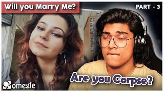 INDIAN CORPSE gets all the ladies (part-3) || indian boy on omegle || Vishesh Milind #maskonindia