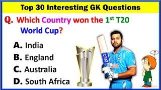 Top 30 Sports Gk Question and Answer | Sports Gk Questions and Answers | Sports GK Quiz in English