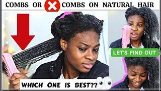 UNBELIEVABLE RESULTS: The ULTIMATE TEST of Finger Detangling Vs Combs on 4c Natural Hair