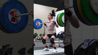 Kuo Hsing-Chun (59kg ) 115kg Power Clean & Jerk #powerclean #slowmotion #cleanandjerk