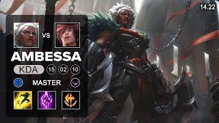 Ambessa vs Sett Top - EUW Master - Patch 14.22 Season 14