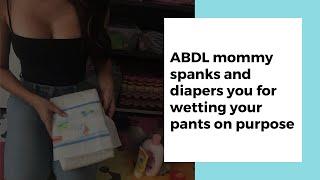 AB/DL audio RP teaser #87: ABDL mommy spanks and diapers you for wetting your pants on purpose