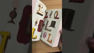 UNBOXING NEW STICKER BOOK || ANTIQUARIAN Collection || #shorts #journal #satisfying