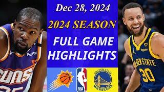 Golden State Warriors vs Phoenix Suns Full Game | Dec 28,2024 NBA TODAY