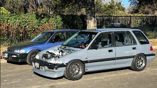 RHD K20 Civic Wagon FIRST Drive After Rebuild !!