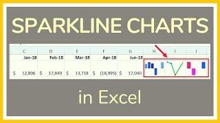 How to Use Sparklines in Excel - Tutorial 