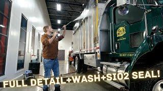 FULL DETAIL and TOUCHLESS WASH on A FILTHY KENWORTH CHIP TRUCK!