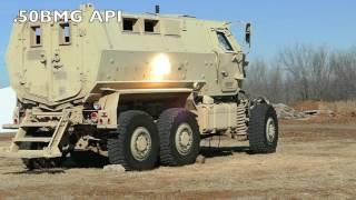 What projectile types will the MRAP withstand?