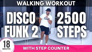 Disco Funk Workout | 2500 Steps in 18 minutes | Fun Walking Workout