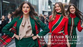 Holiday Fashion Guide: How To Style Red & Green Without Looking Like A Christmas Tree