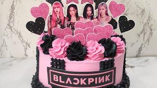 BLACK PINK THEMED CAKE | By Jane Sanes