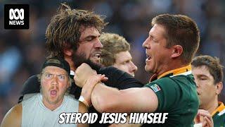 This Dudes a BEAST! Reaction to The Original Enforcer | Bakkies Botha Rugby Tribute