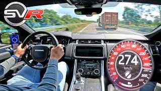 RANGE ROVER SPORT SVR 5.0 V8 S/C 575HP on AUTOBAHN!