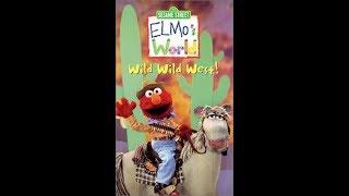 Opening To Elmo's World: Wild Wild West! (2001 VHS)